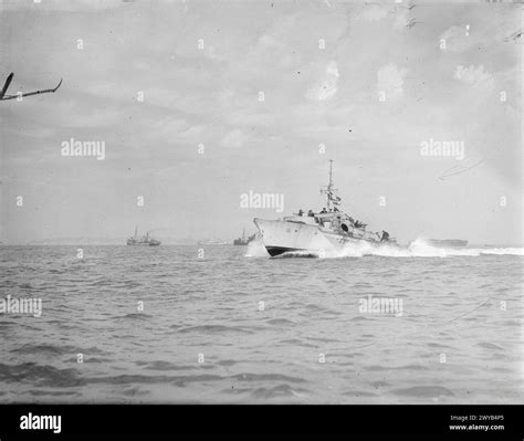 Vosper Mtb At Speed 26 July 1944 At Hms Beehive Mtb Of The Vosper