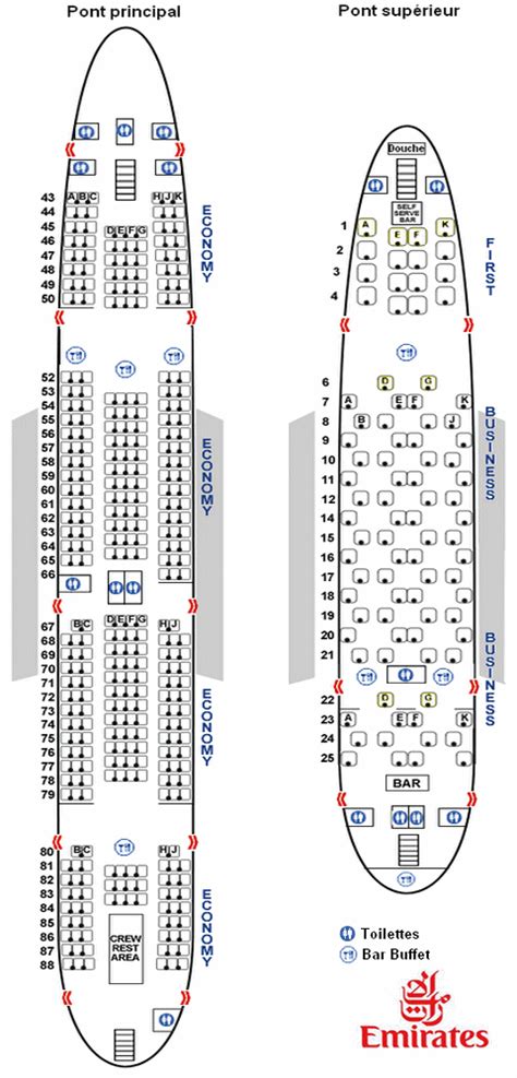 Emirates A380 Seat Map - United States Map