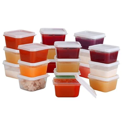 GreenCo Mini Food Storage Containers, Condiment, and Sauce Containers ...