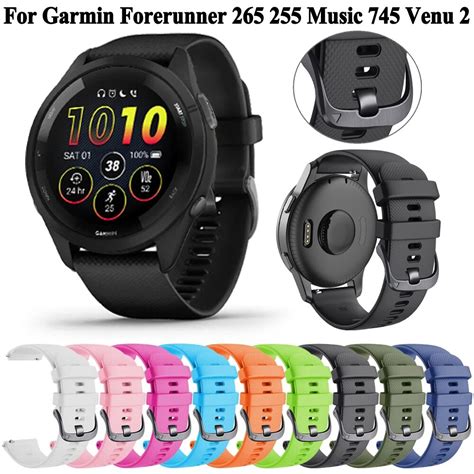 Correa De Reloj De Mm Para Garmin Forerunner Music