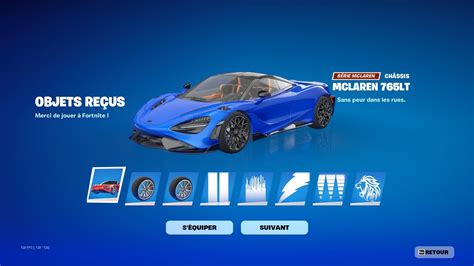 NOUVEAU PACK MCLaren 765 LT Sur FORTNITE YouTube