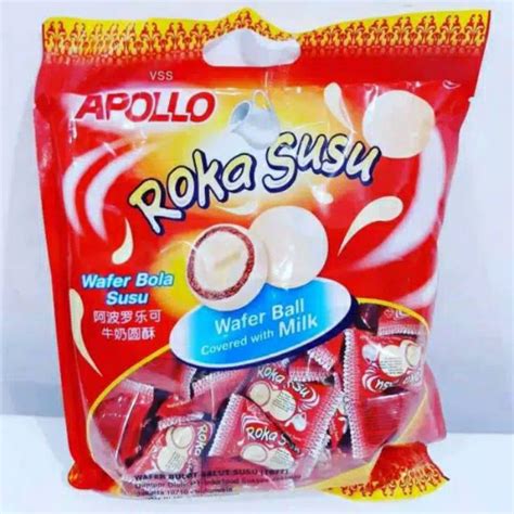 Jual Apollo Roka Wafer Ball Chocolate S Shopee Indonesia