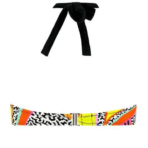 La Maasai Colore Ethnographic BIKINI REGGISENO A TRIANGOLO CON FERRETTO