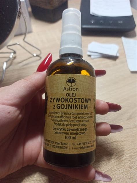 Olej Żywokostowy z Gojnikiem Astron 100 ml INCI Beauty