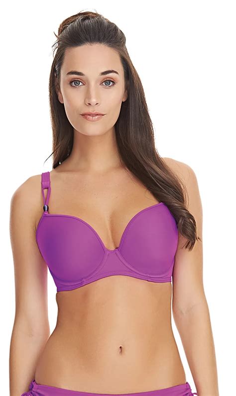 Freya Freya Womens Deco Swim Underwired Moulded Bikini Top 32G