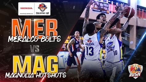 Pba Philippine Cup Meralco Bolts Vs Magnolia Hotshots