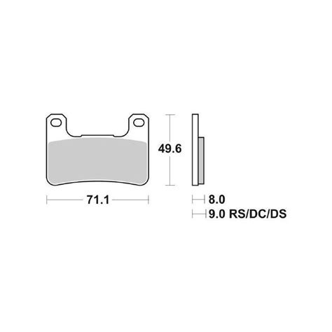 Pastiglia Freno Ant Dx Sx Sbs Hs Suzuki Dl V Strom L L Dd