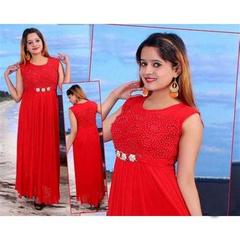 Ladies Red One Piece Dress at Rs 500/piece in Delhi | ID: 11713240055