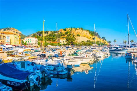 Marina At Cassis France Stock Image Image Of Port 206095801