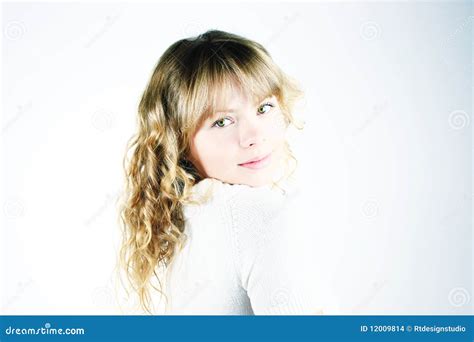 Fille Blonde Mignonne Et Belle Photo Stock Image Du Beaut