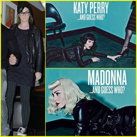 Katy Perry Madonna Tease Shared V Magazine Cover Katy Perry