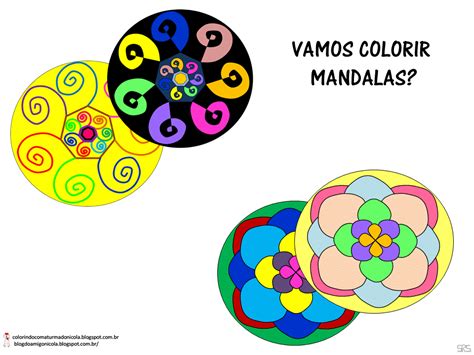 Colorindo A Turma Do Nicola Vamos Colorir Mandalas