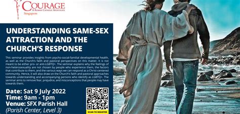 COURAGE Understanding Same Sex Attraction And The Churchs Response Church Of St Francis Xavier