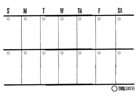 6 Best Images of Free Planner Printable Week 2 - Printable 2 Week Calendar Template, Free ...