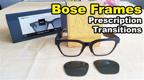 Bose Frames Prescription Transitions Photochromatic Lenses Youtube