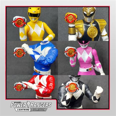 Power Rangers Lightning Collection Thunderzords Morphers / Dino Buckler ...