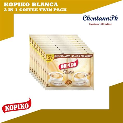 Authentic KOPIKO BLANCA Twin Pack 3 In 1 Coffee Mix 58g X 10 Sachets