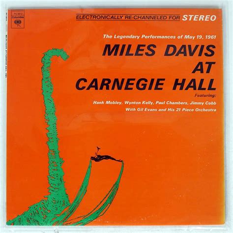 Yahooオークション 米 Miles Davisat Carnegie Hallcolumbia Pc8612