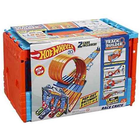 Hot Wheels Track Builder óriás hurok pálya ládában Mattel vásárlás a Játékshopban