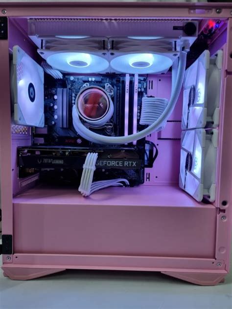 Free Delivery Pink Power Custom Pink Gaming Pc Rtx 3060 Ryzen 5