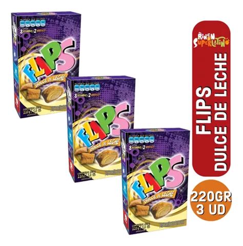 Flips Dulce De Leche 220gr Cereal Cuotas Sin Interés