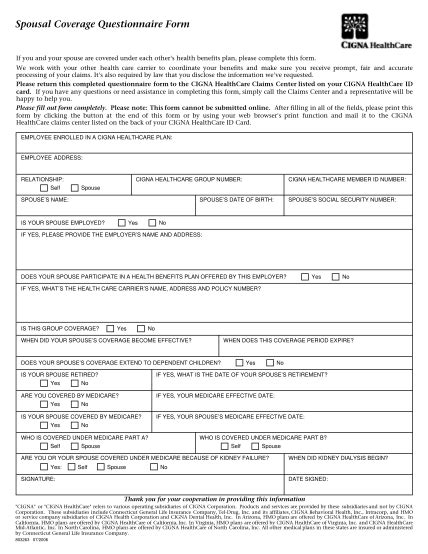 24 Cigna Medical Claim Form Free To Edit Download And Print Cocodoc