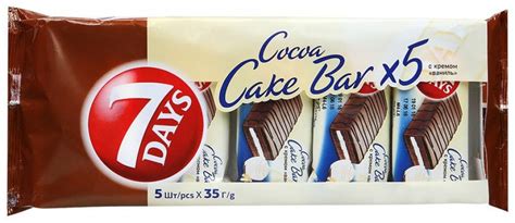 Продуктовый Интернет-магазин MAGNIT.TJ — Пирожное 7 Days Cocoa Cake Bar ...