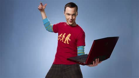 Sheldon Holding A Laptop Video Gallery Know Your Meme