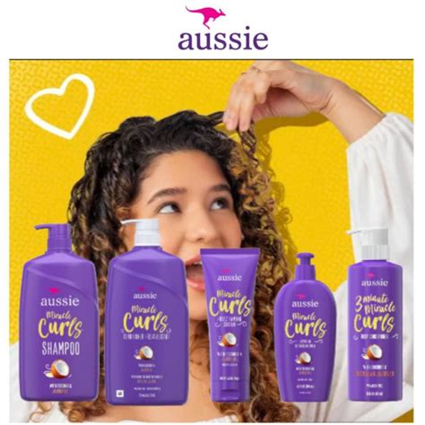 Aussie Miracle Curls With Coconut Jojoba Oil Shampoo Conditioner