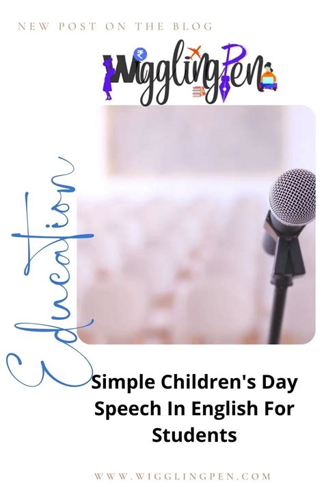 Children's Day Speech- Children's Day- Wigglingpen