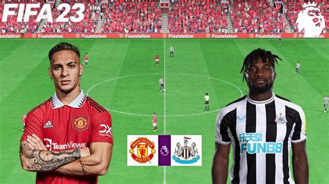 FIFA 23 Manchester United Vs Newcastle United English Match Premier