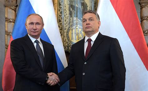 Putin’s Hungary Visit Aimed at Cementing Ties With Orban - WSJ
