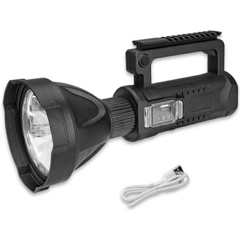 Led Puissant Projecteur Main Type Chasse Recherche Lampe De Poche