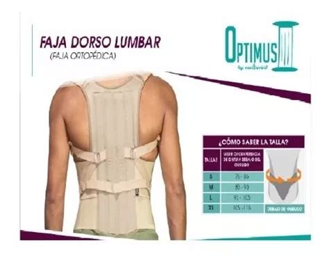 Faja Corrector De Postura Hombre Mujer Dorso Lumbar Sacro Cuotas Sin