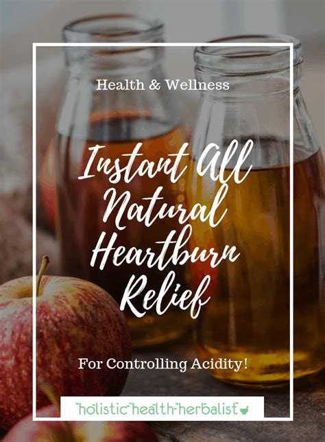 Instant All Natural Heartburn Relief Holistic Health Herbalist