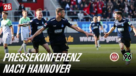 PRESSEKONFERENZ Nach SV Wehen Wiesbaden Vs Hannover 96 I 2 Bundesliga