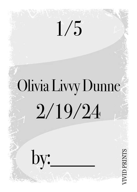 Olivia Livvy Dunne Gymnastics Lsu Tigers 15 Aceo Art Print Card By