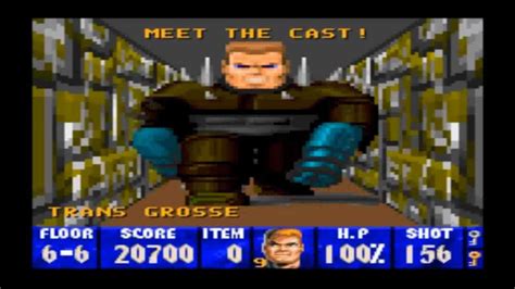 Wolfenstein 3D - SNES VERSION - 4 BOSSES + FINAL BATTLE + ENDING WALKTHROUGH - YouTube