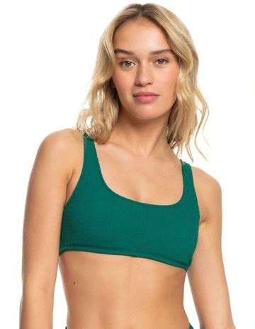 Roxy Aruba Bralette Bikini Top In Aventurine MYER