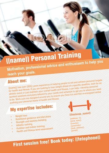 Personal Trainer Uk Designs Info 16397 Gym A5 Leafletsback 2