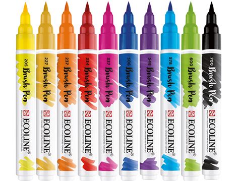 Verf Ecoline Brush Pen Set Baert