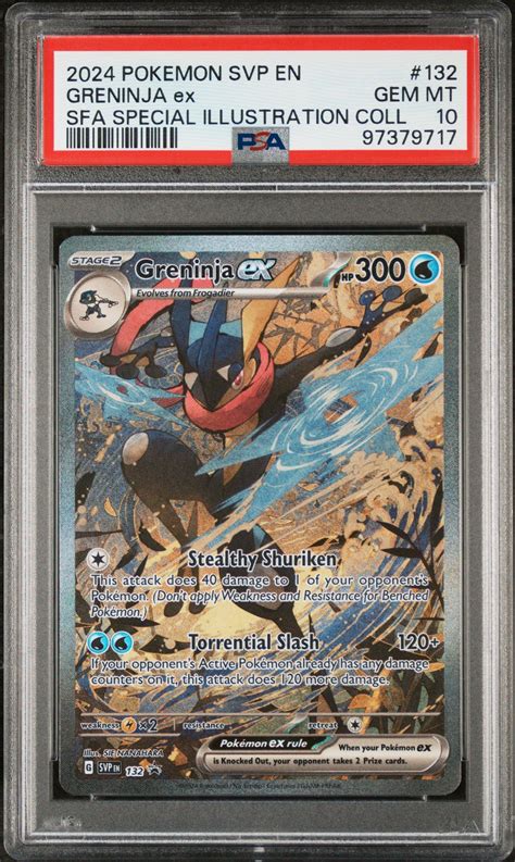 2024 Pokemon Svp En Sv Black Star Promo 132 Greninja Ex Shrouded Fable