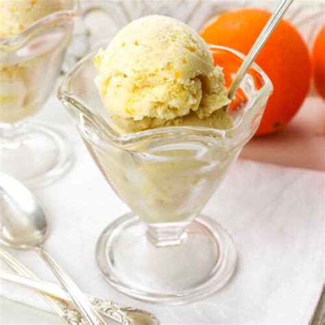 Orange Pineapple Ice Cream Recipe | The Thoughtful Occasion