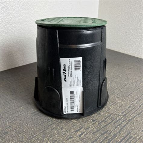 RainBird 7 Inch Round ICV Valve Box With Green Cover VB7RND