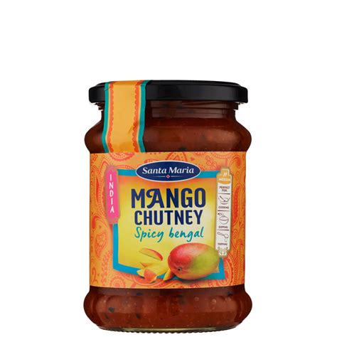 Mango Chutney Spicy Bengal Santa Maria