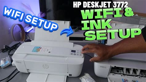 How To Do Wifi Set Up For Hp Deskjet All In One Printer Youtube