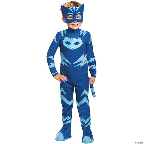 Child Deluxe Pj Masks Catboy Costume With Light Up Chest 4 6