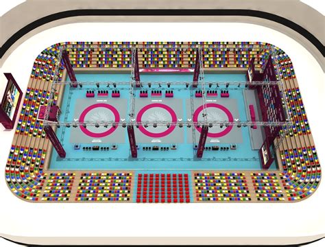 Huge Wrestling Arena 05 3D model | CGTrader