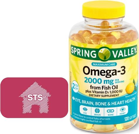 Amazon Spring Valley Omega From Fish Oil Mg Eye Brain