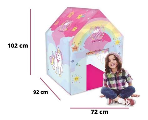 Barraca Infantil Menina Cabana Toca Tenda Grande F Cil Monta Frete Gr Tis